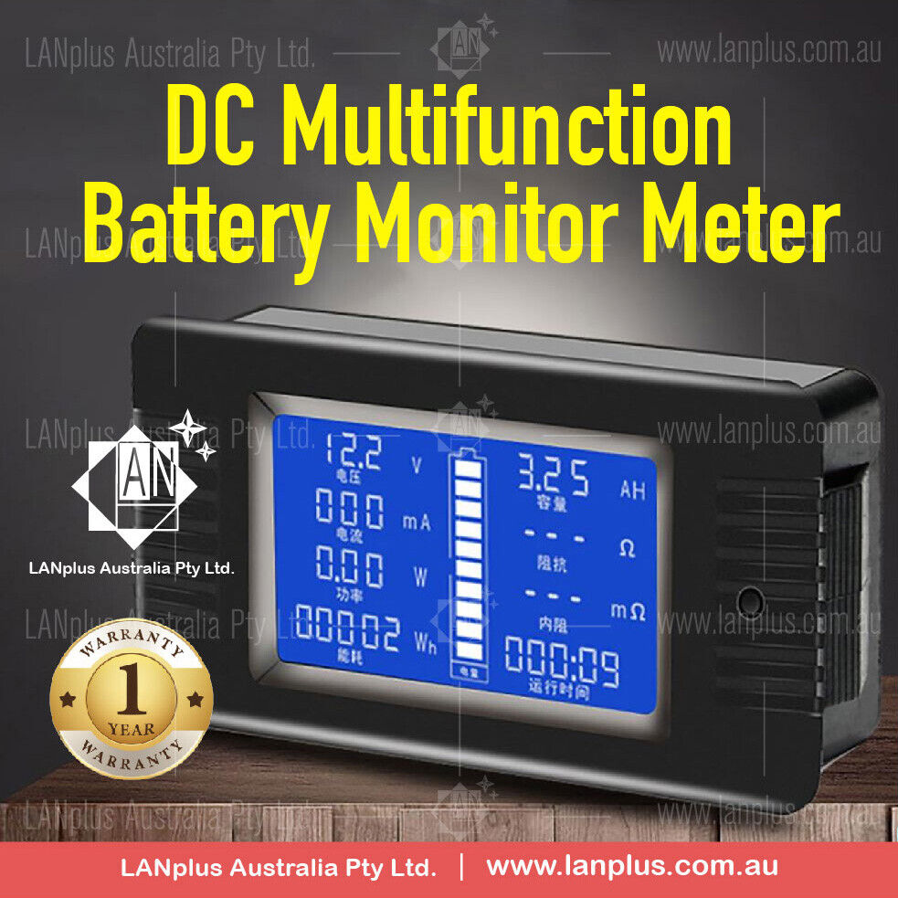 DC Multifunction Battery Monitor Meter